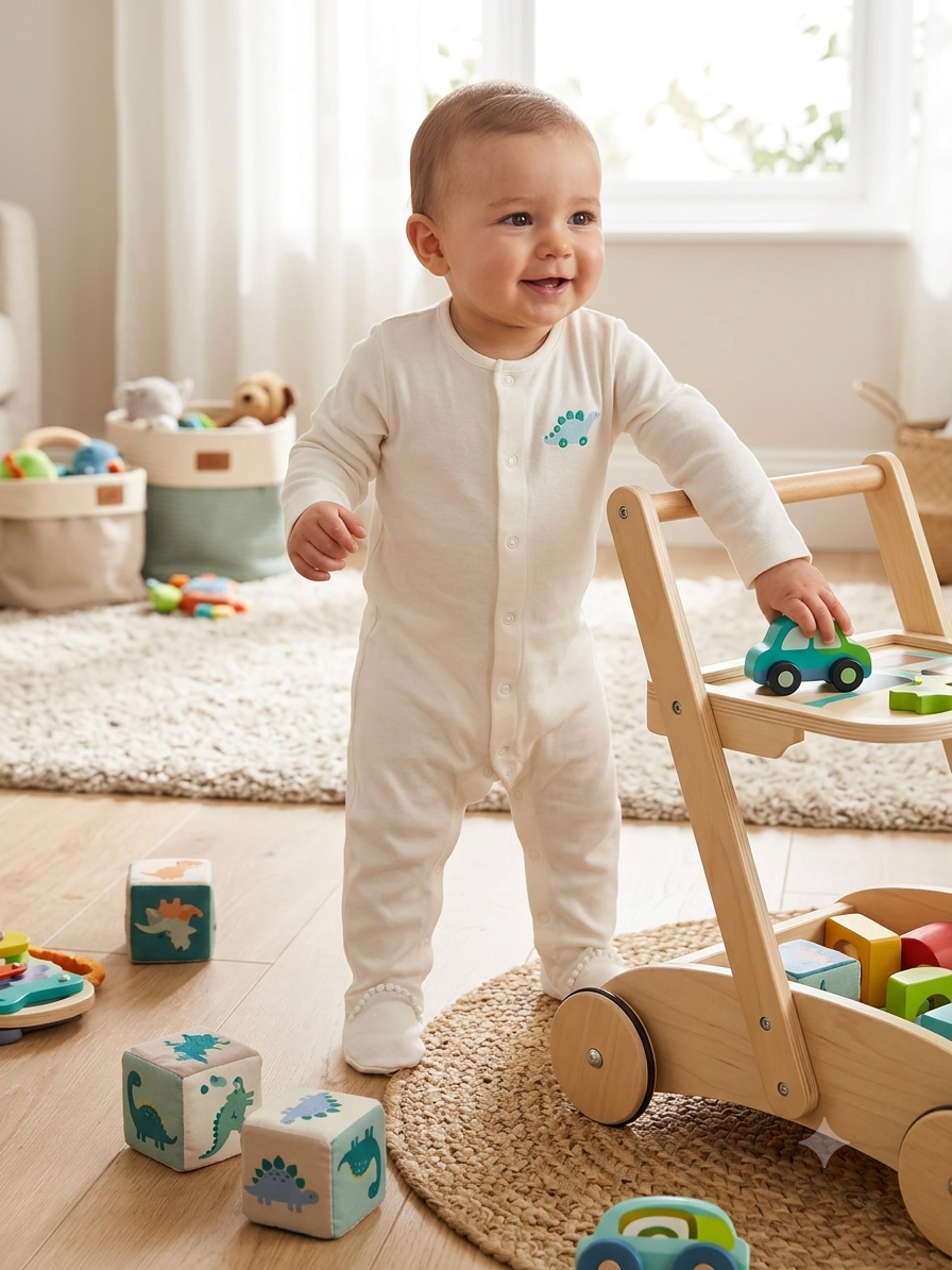 Blue Baby Full Jumpsuits Cotton Wear